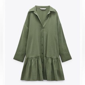 Zara Shirt Dress, Size: L